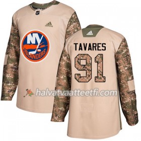 Miesten NHL New York Islanders Pelipaita John Tavares 91 Adidas 2017-2018 Camo Veterans Day Practice Authentic